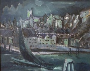 メーアスブルクの月の夜 作： Waldemar Flaig